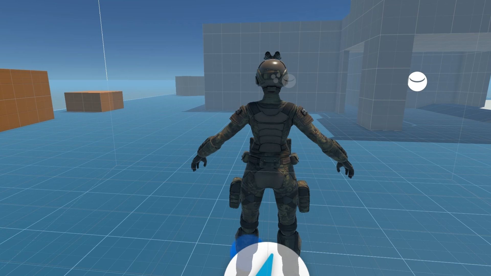 ARMY SUIT - Female Low-poly 3D model_21