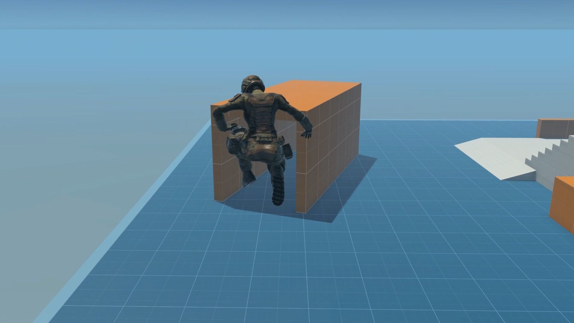 ARMY SUIT - Female Low-poly 3D model_24