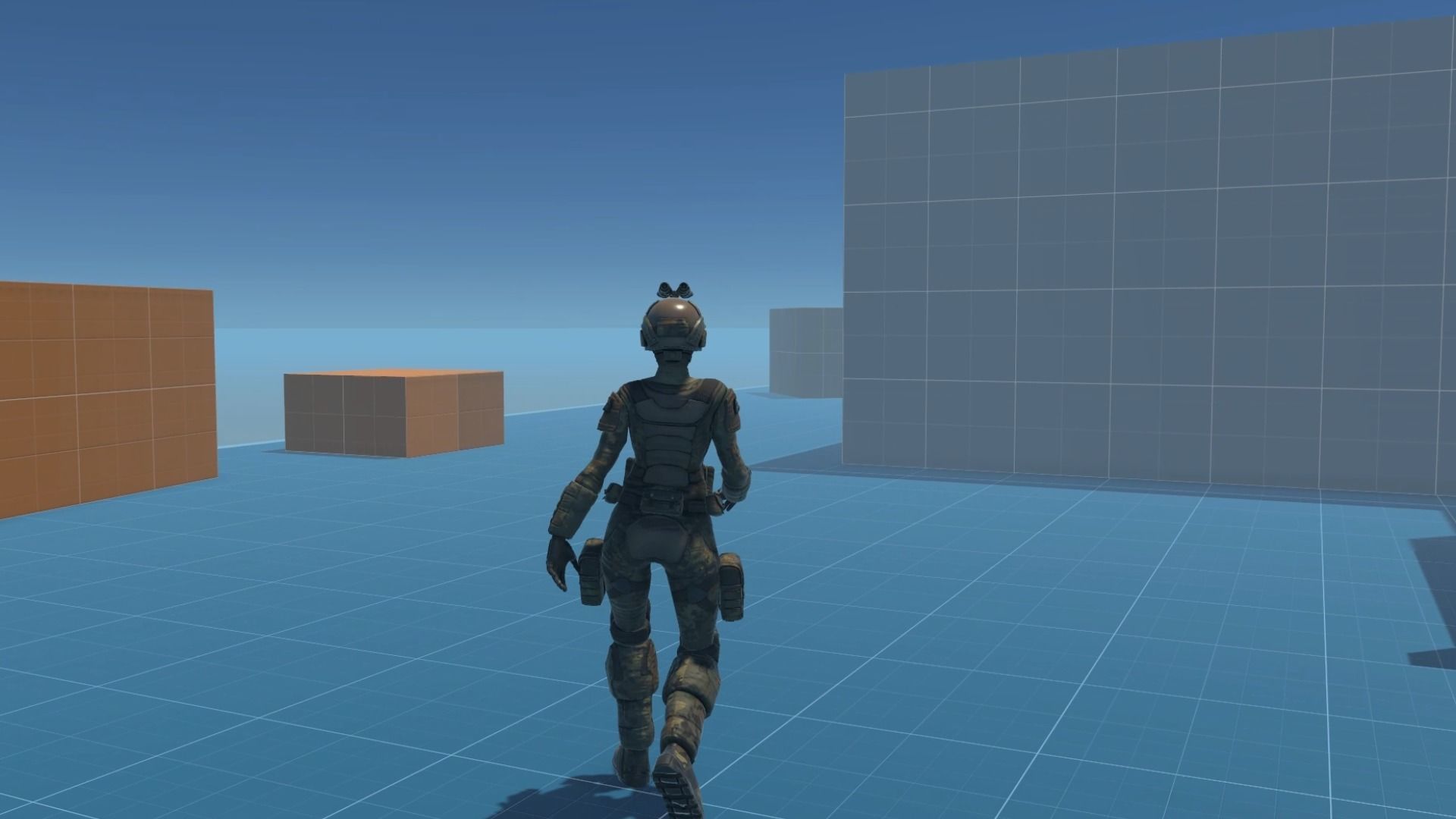 ARMY SUIT - Female Low-poly 3D model_22