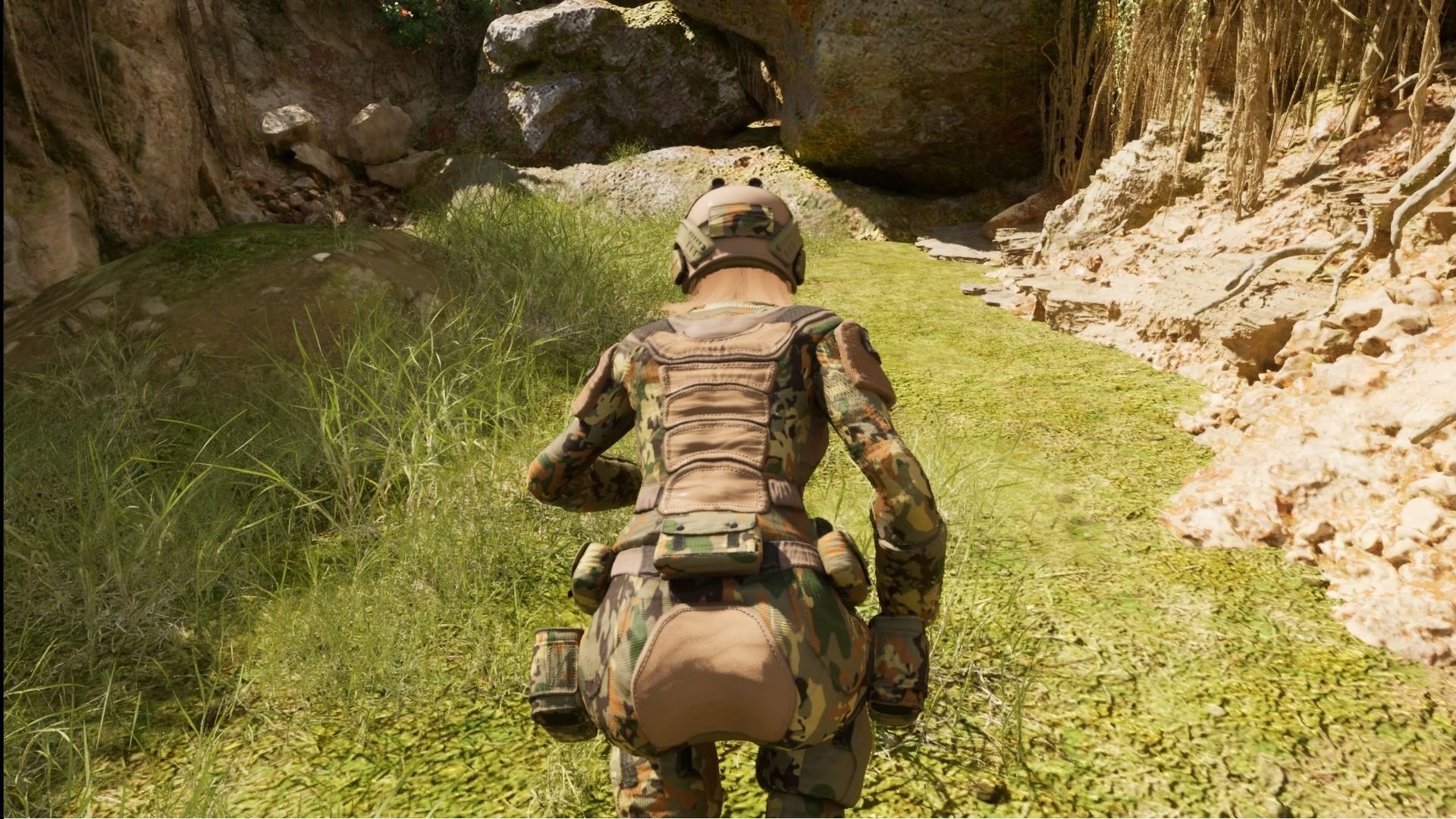 ARMY SUIT - Female Low-poly 3D model_31