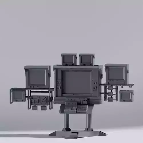 bat computer 1989 michael keaton 3D print model