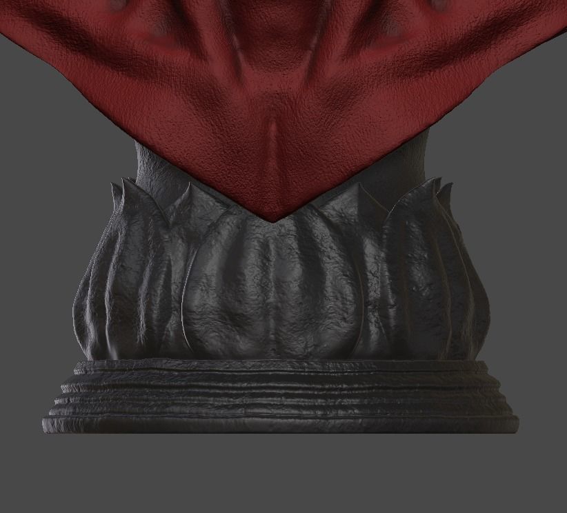Lord of Darkness bust 3D print model_4