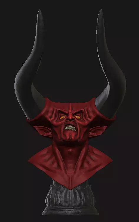 Lord of Darkness bust 3D print model_0