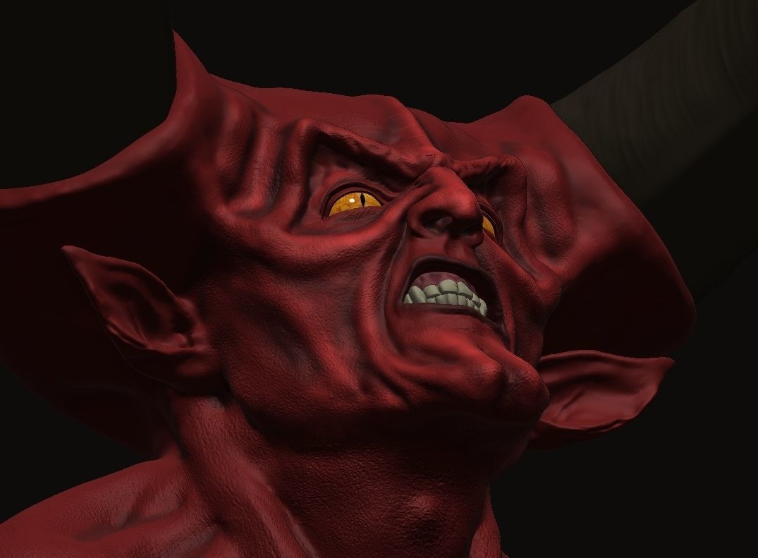 Lord of Darkness bust 3D print model_10