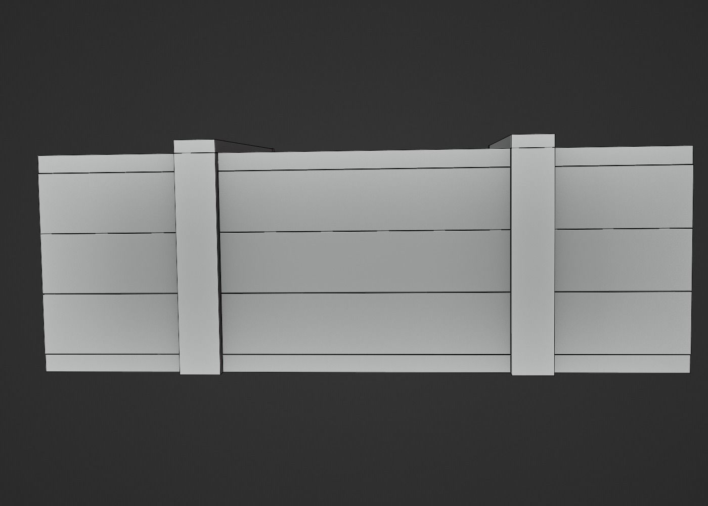 Wooden Crate-7 Low-poly 3D model_8