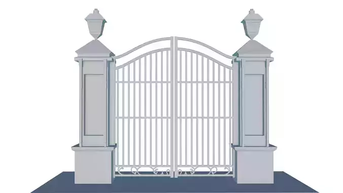 Iron gate v2 3D print model