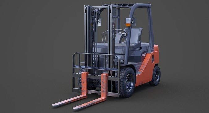 Toyota Geneo 25 Forklift 3D model | CGTrader