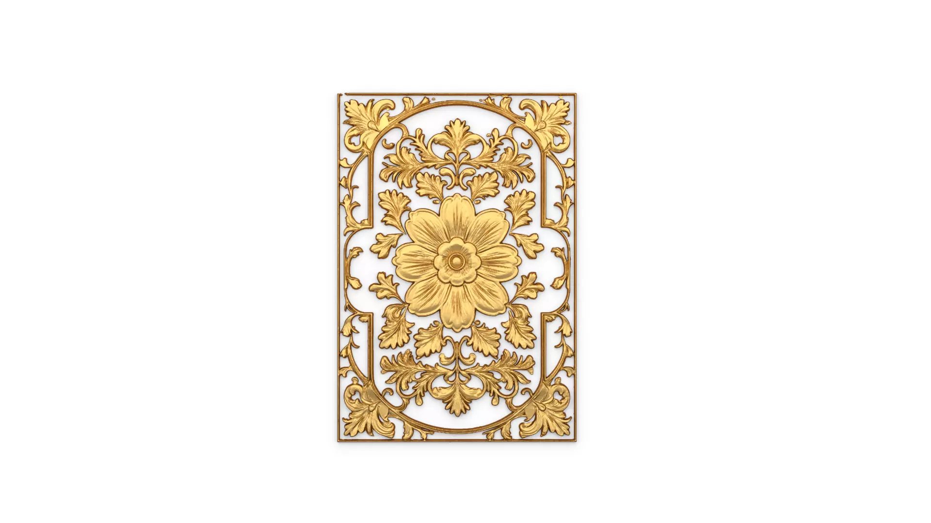 classical door decor 06 3D model_0