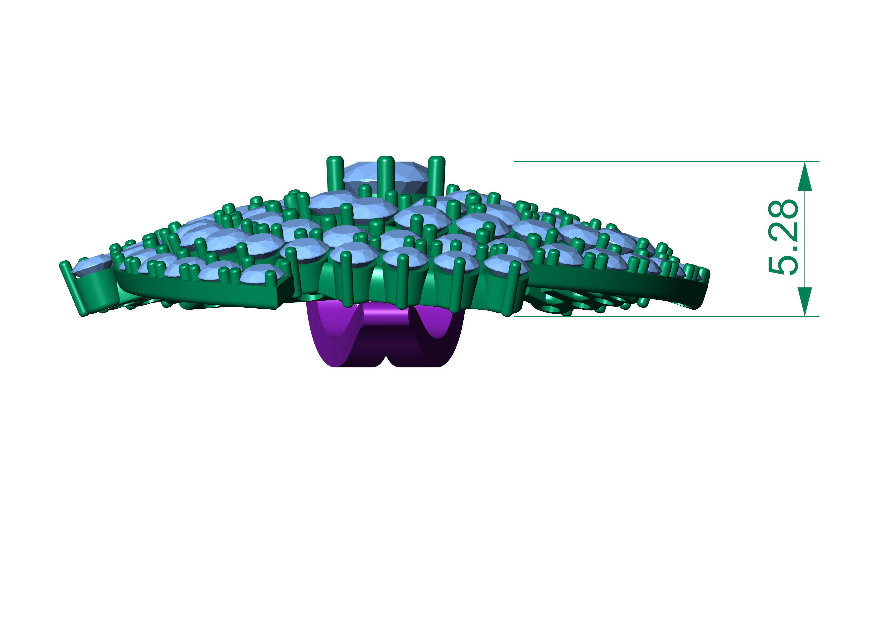 Jewelry Diamonds Pandants  3D print model_1