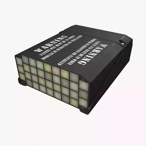  Aircraft M130 Flares Dispenser Low-poly 3D model