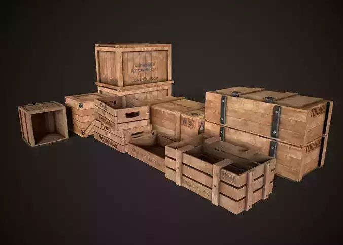 wooden crate - pack