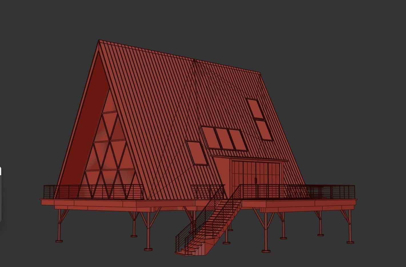 Island Cabin 3D model_33