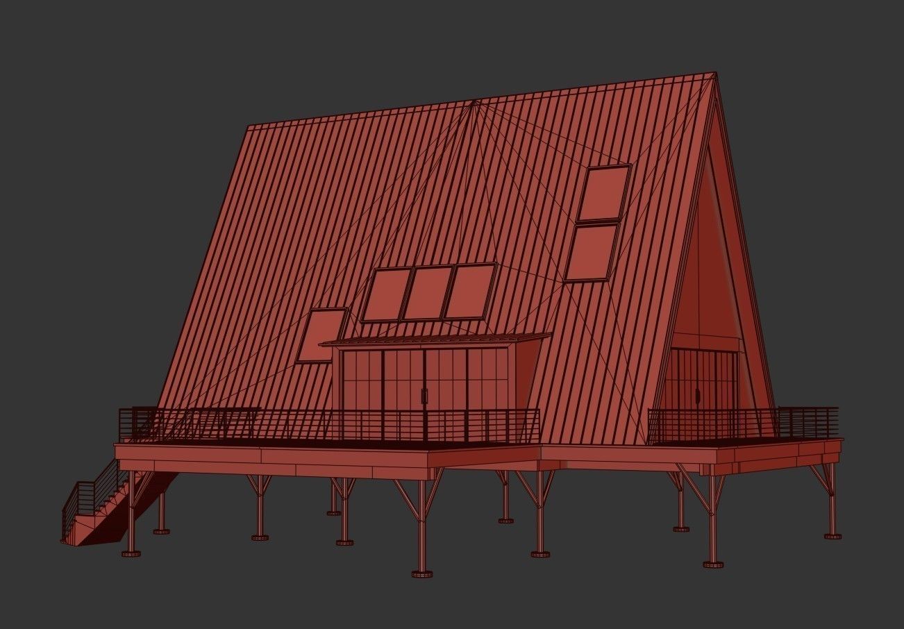 Island Cabin 3D model_32