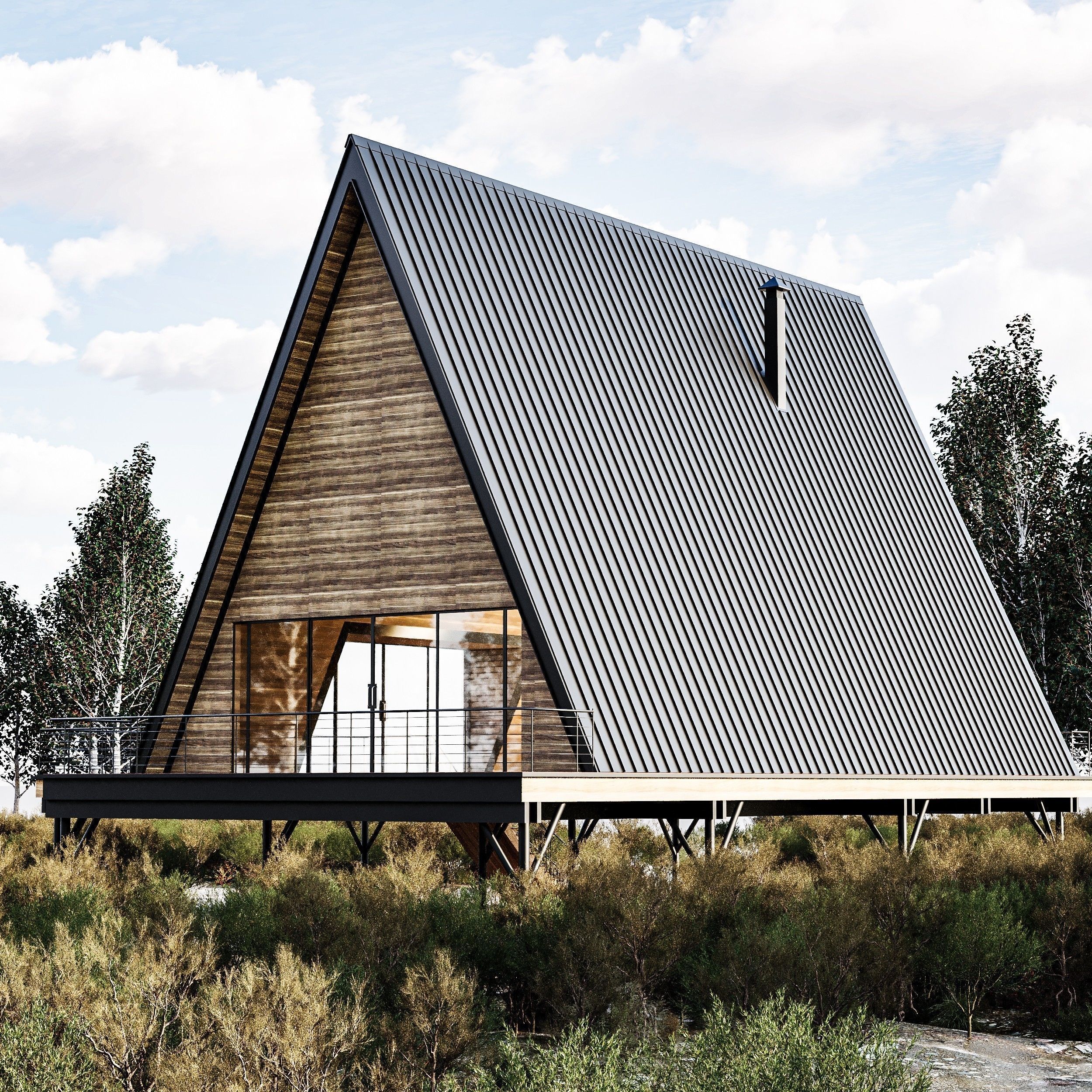 Island Cabin 3D model_13