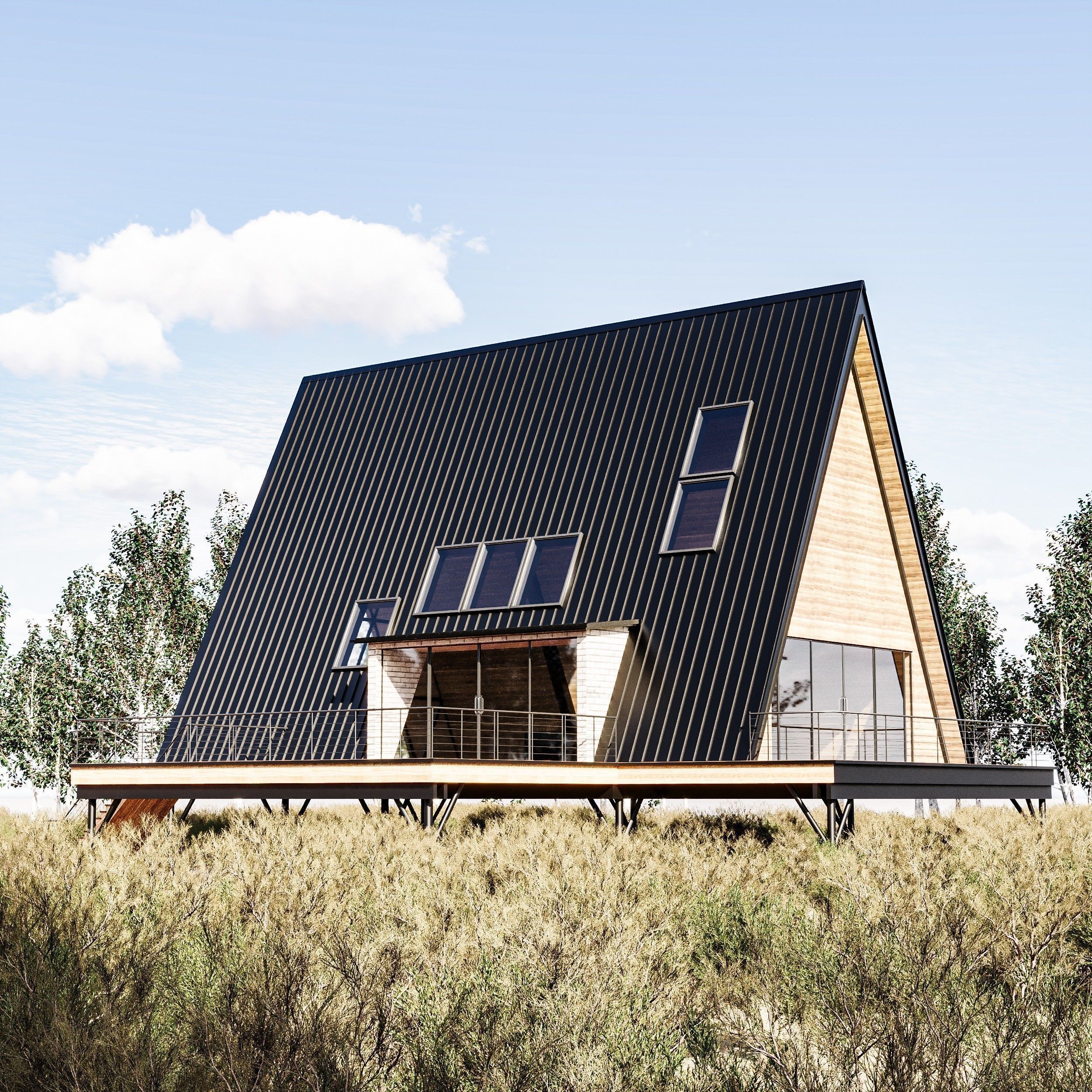 Island Cabin 3D model_5