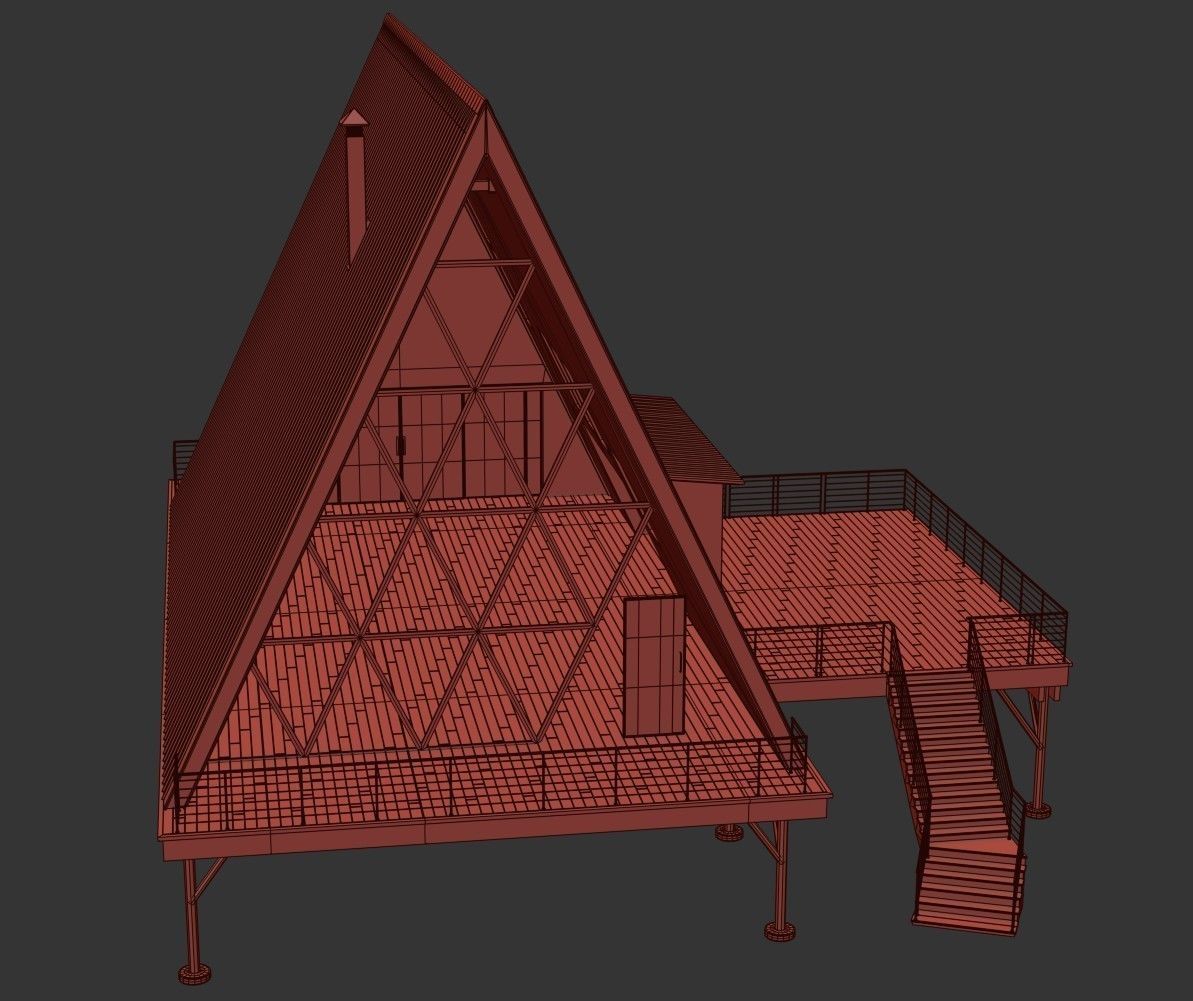 Island Cabin 3D model_31