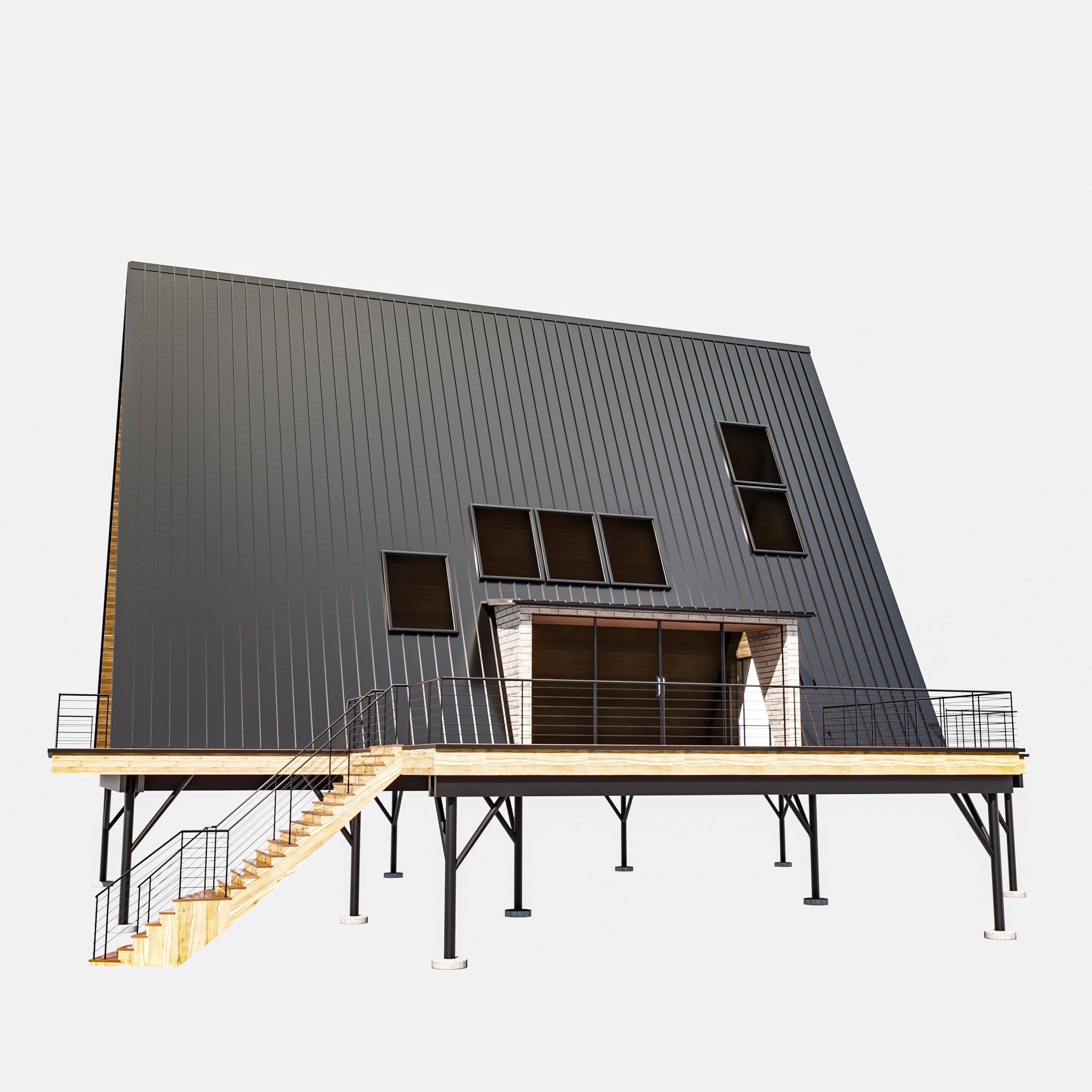 Island Cabin 3D model_11