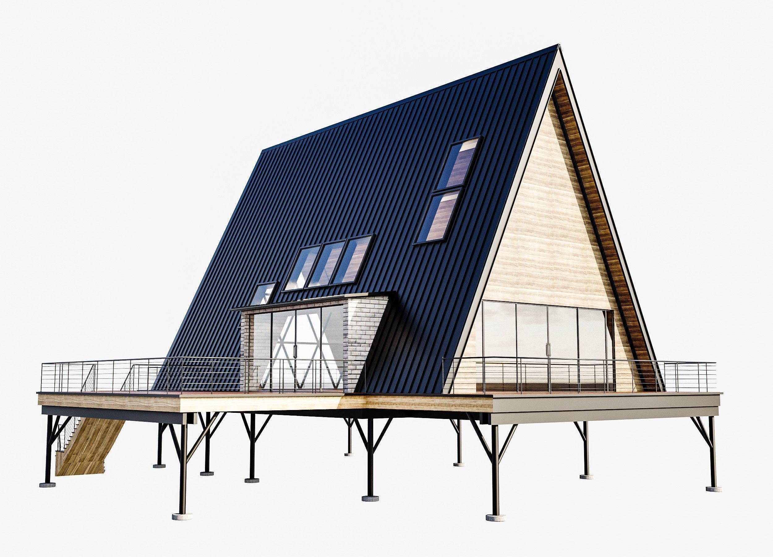 Island Cabin 3D model_16