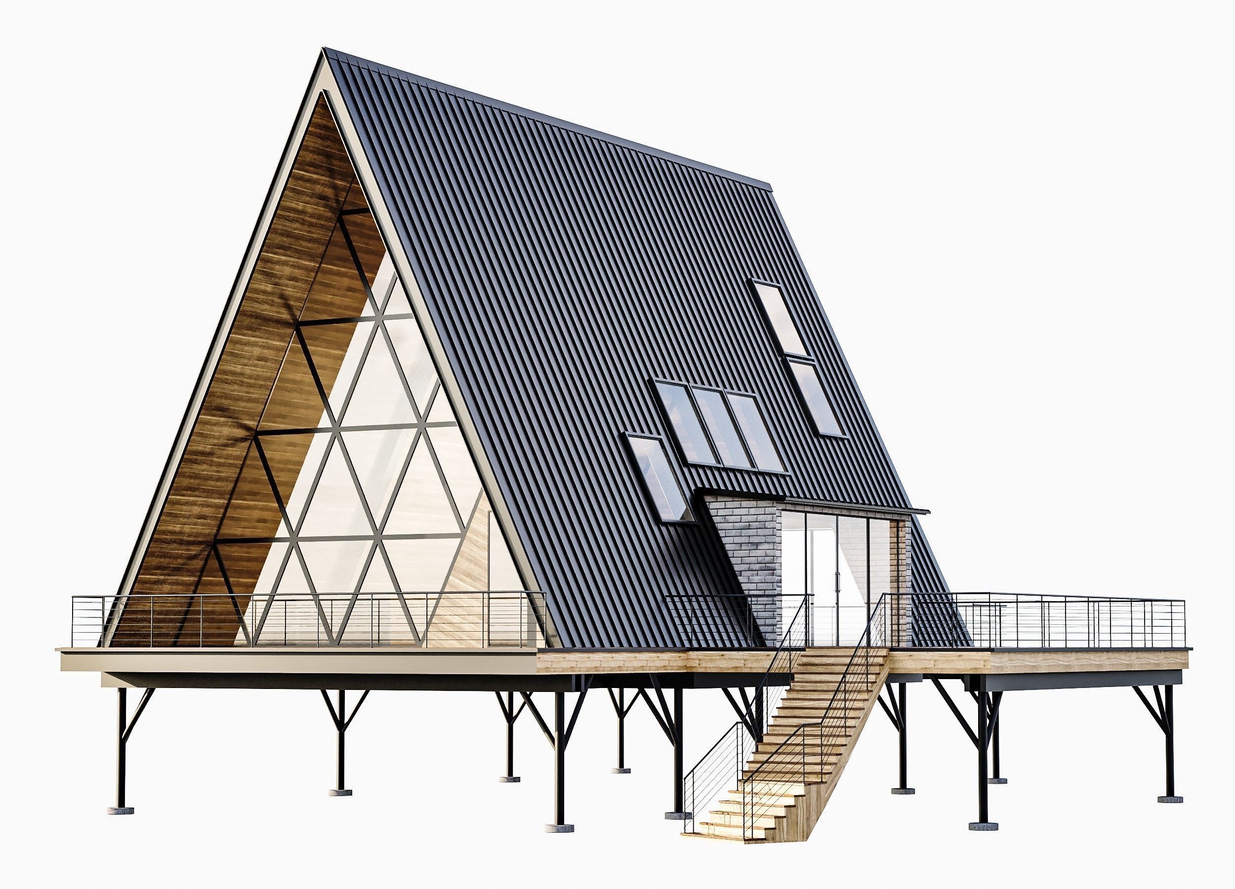Island Cabin 3D model_15