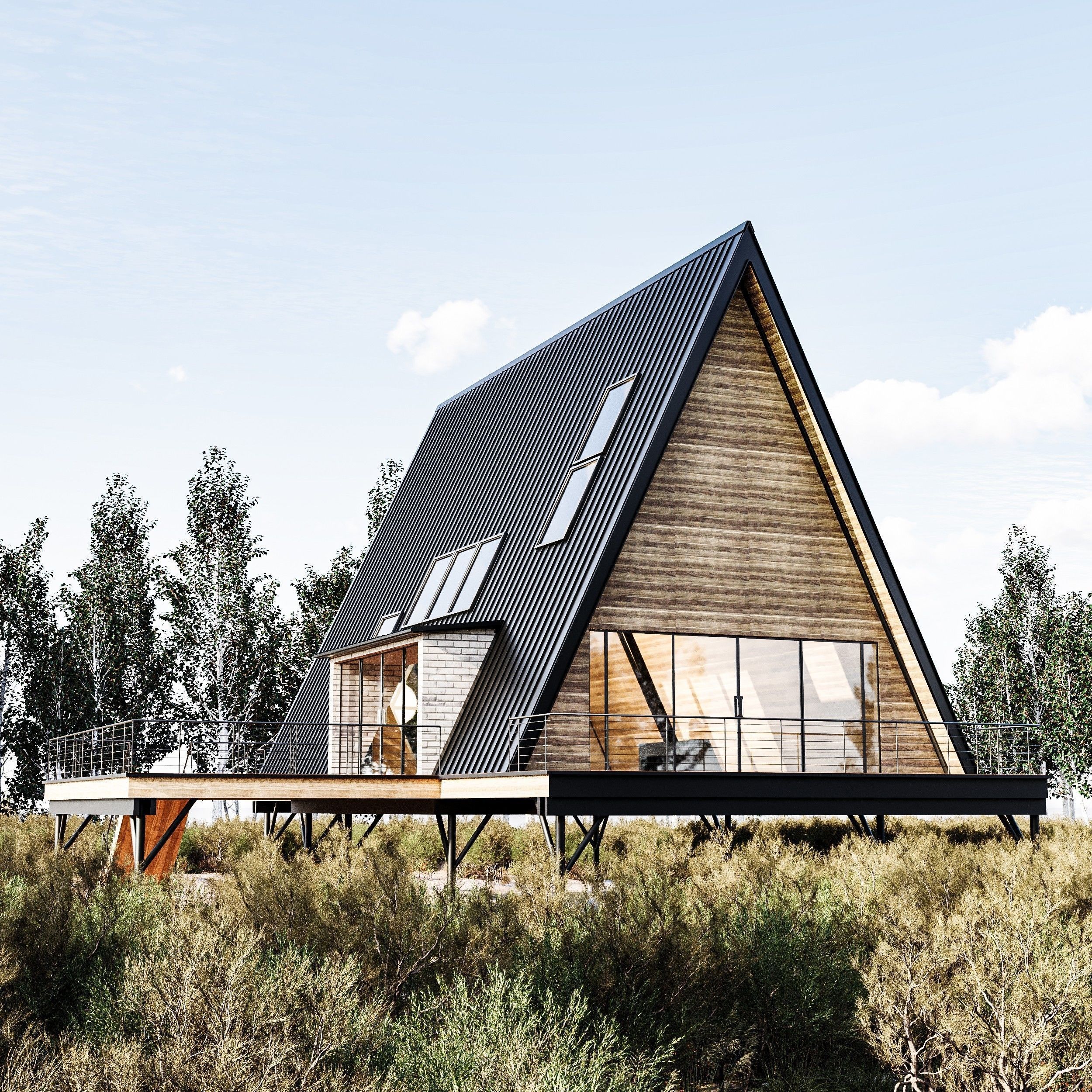 Island Cabin 3D model_6