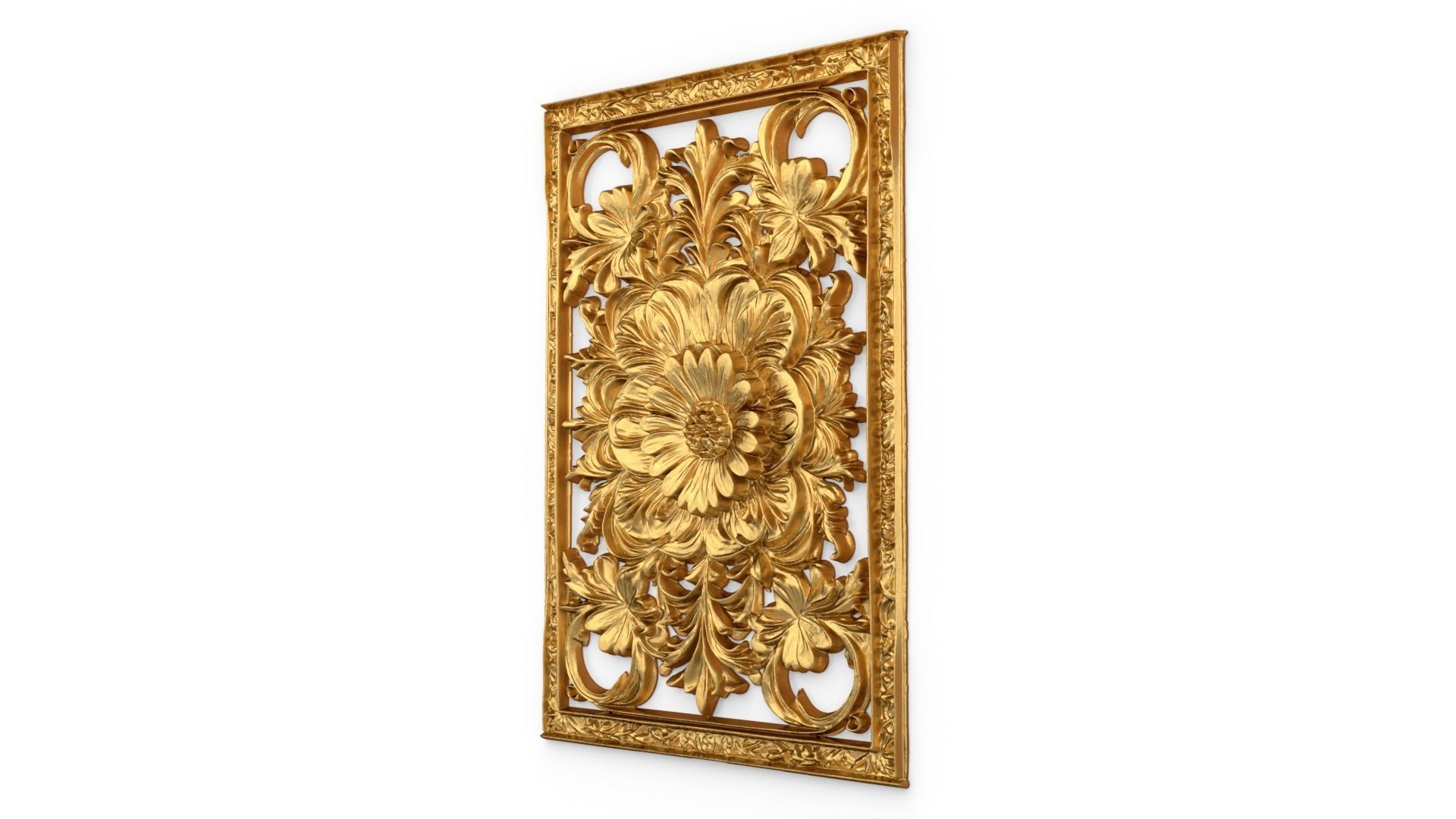 classical door decor 07 3D model_2