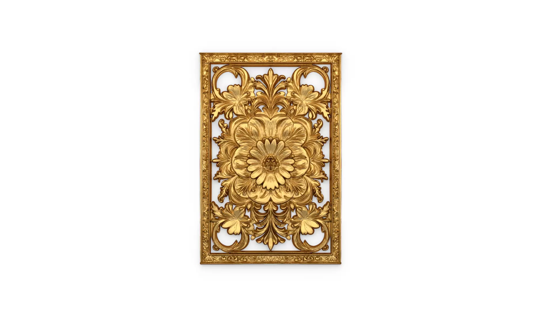 classical door decor 07 3D model_0