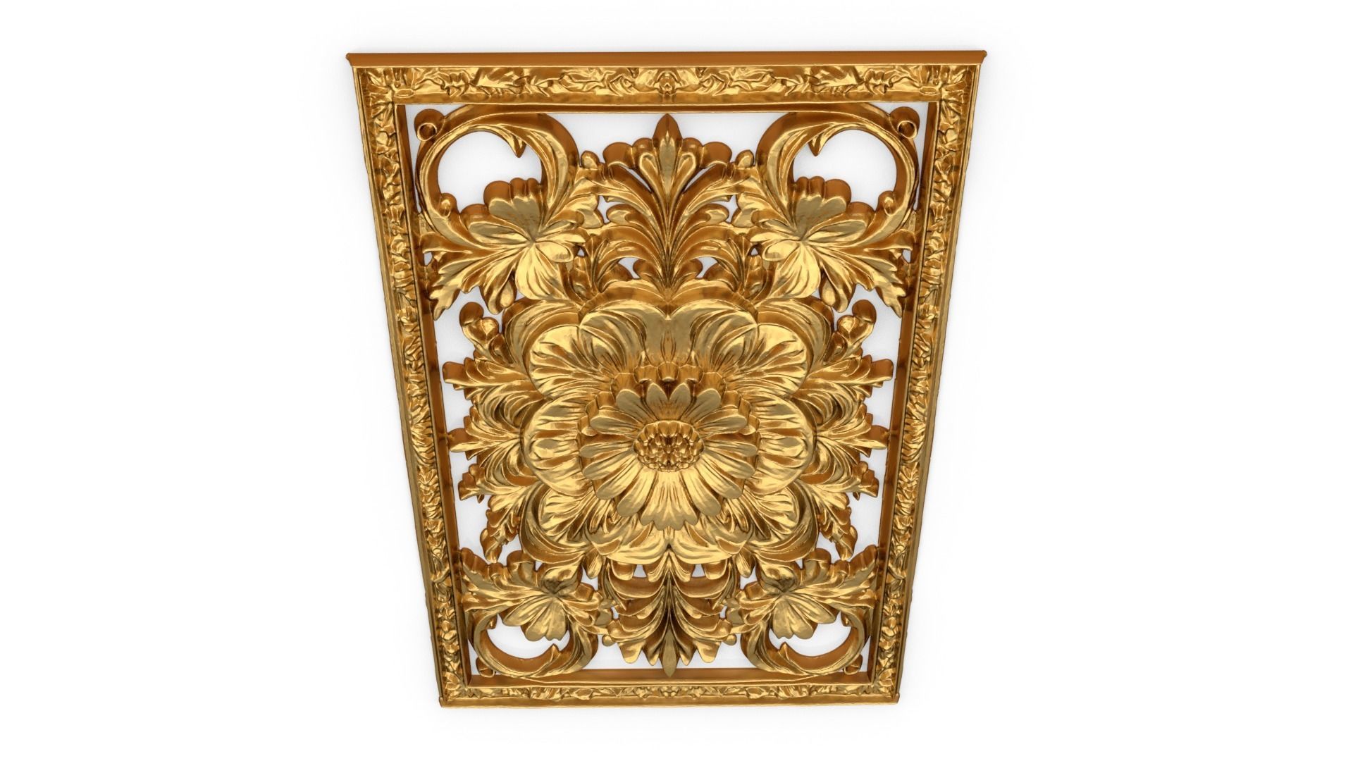 classical door decor 07 3D model_4