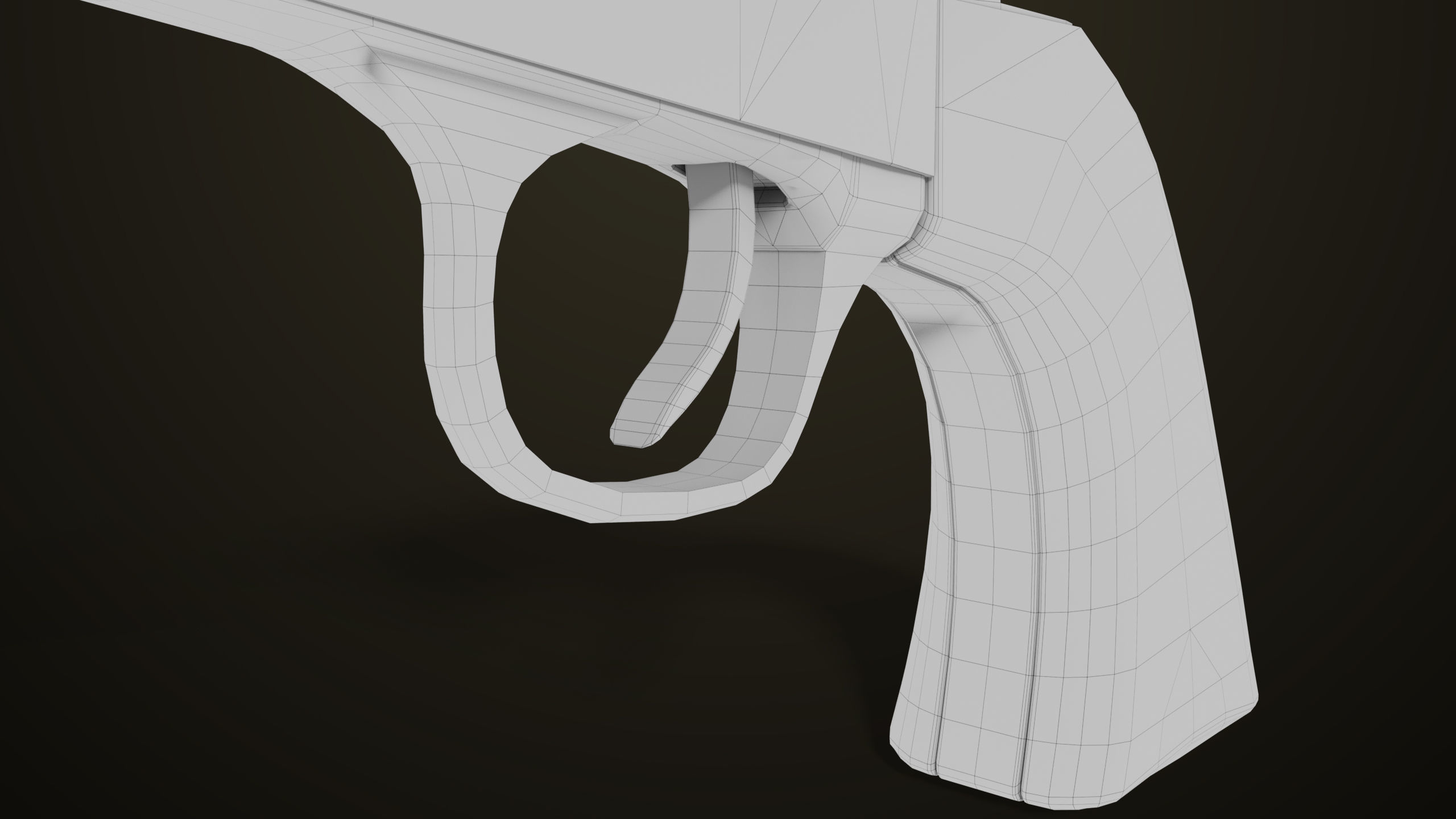 Revolver 03 Model Colt Black All PBR Unity UE Textures Low-poly 3D model_34