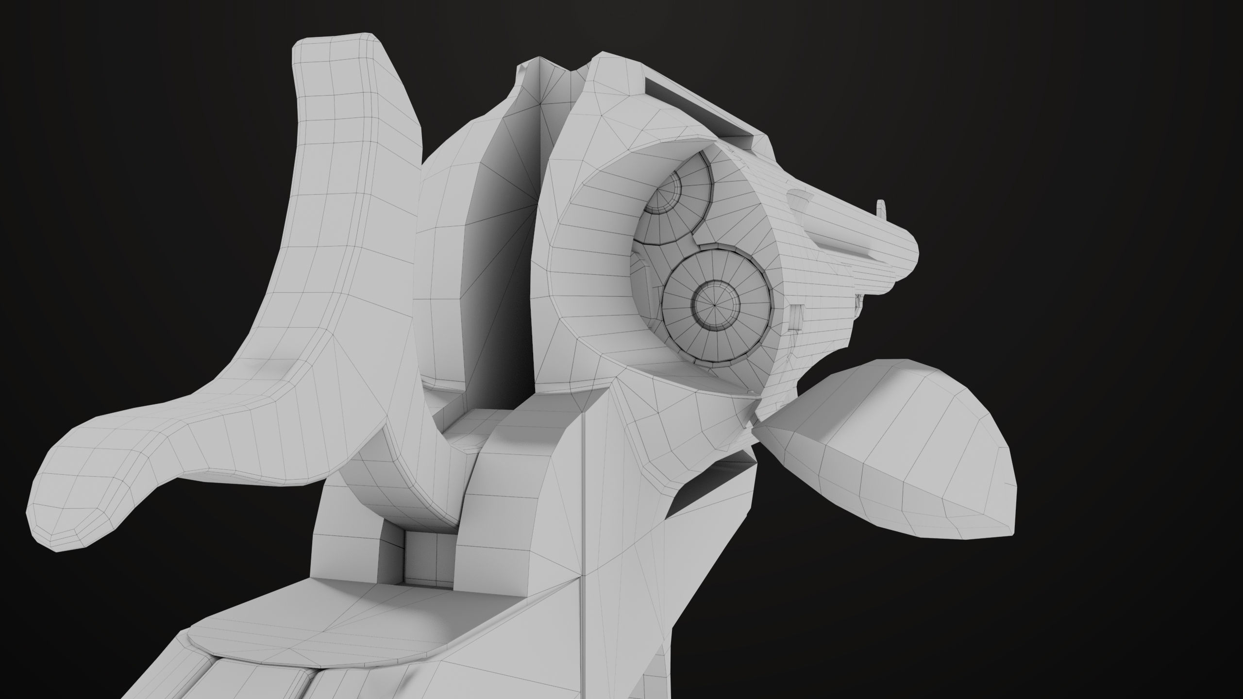 Revolver 03 Model Colt Silver All PBR Unity UE Textures Low-poly 3D model_37