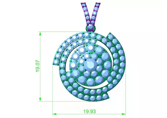 Jewelry Diamonds Pandants  3D print model