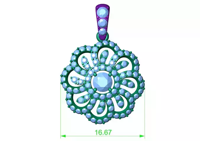 Jewelry Diamonds Pandants  3D print model