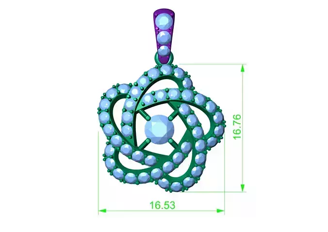 Jewelry Diamonds Pandants 3D print model