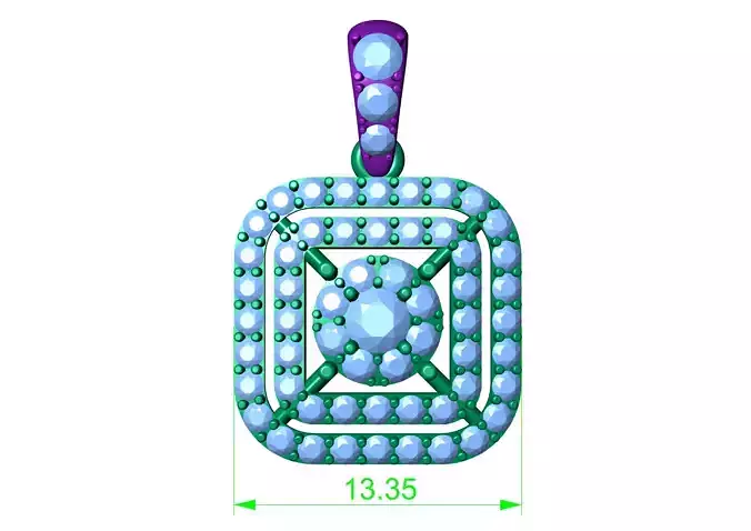 Jewelry Diamonds Pandants  3D print model