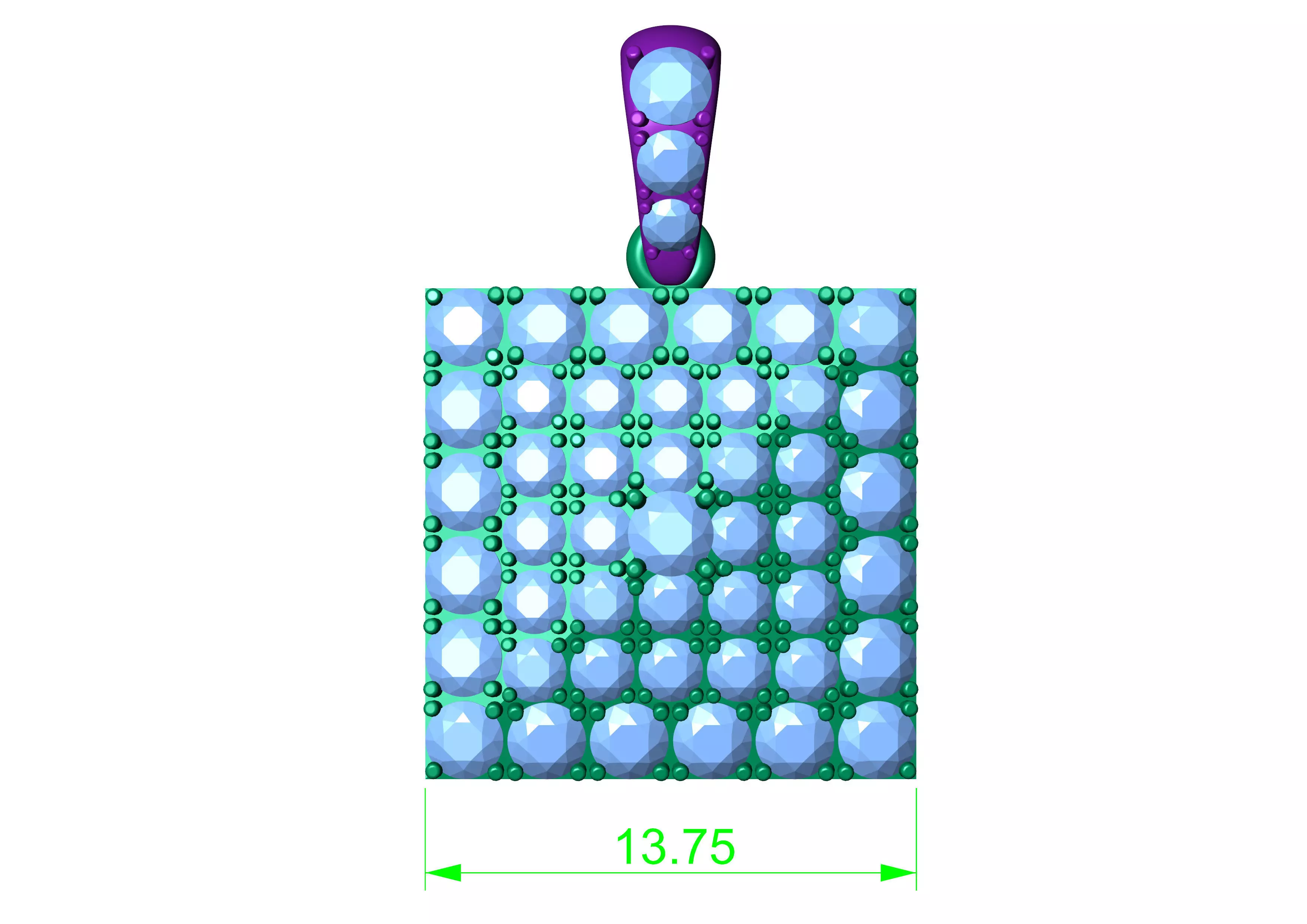 Jewelry Diamonds Pandants  3D print model_0
