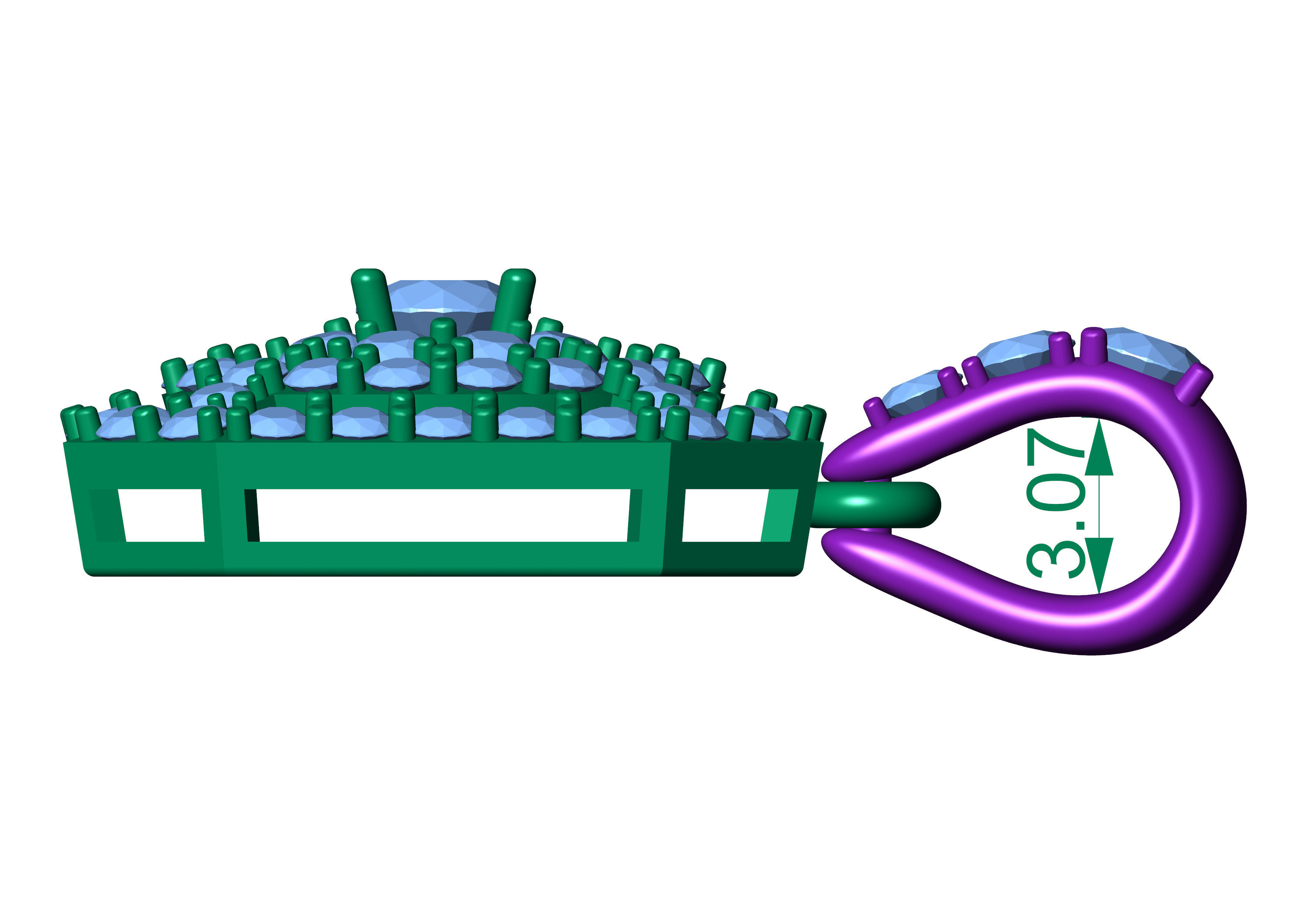 Jewelry Diamonds Pandants 3D print model_2