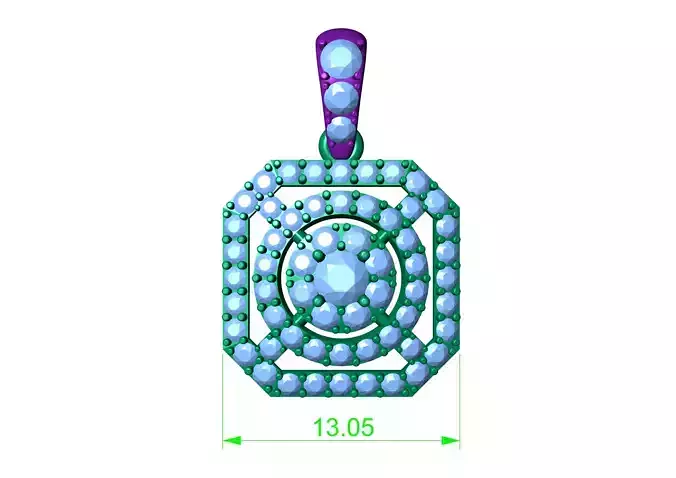 Jewelry Diamonds Pandants 3D print model