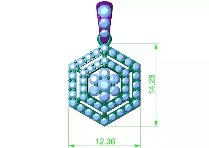 Jewelry Diamonds Pandants  3D print model