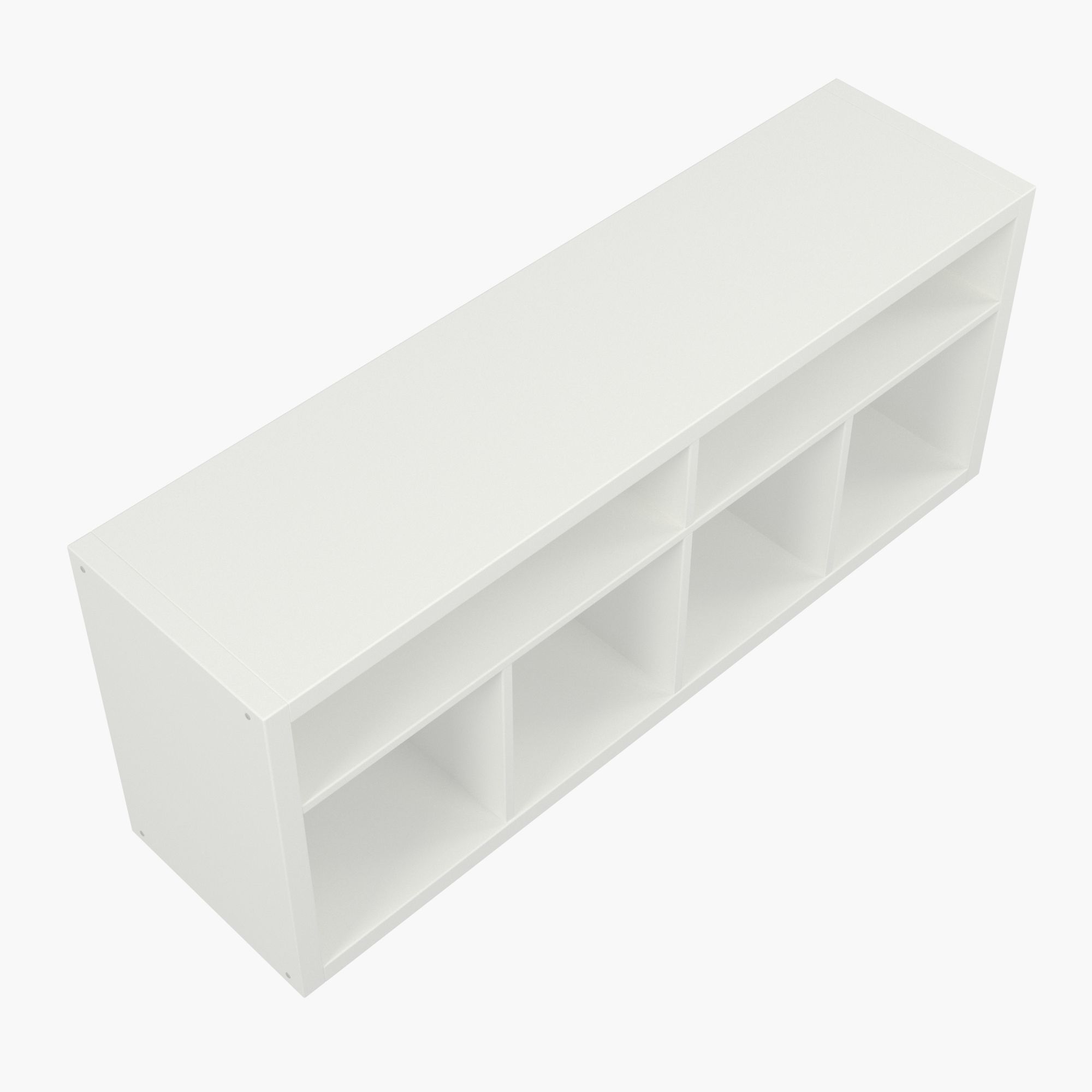 Kallax tv bench white 147x60 cm PBR 3D model_2
