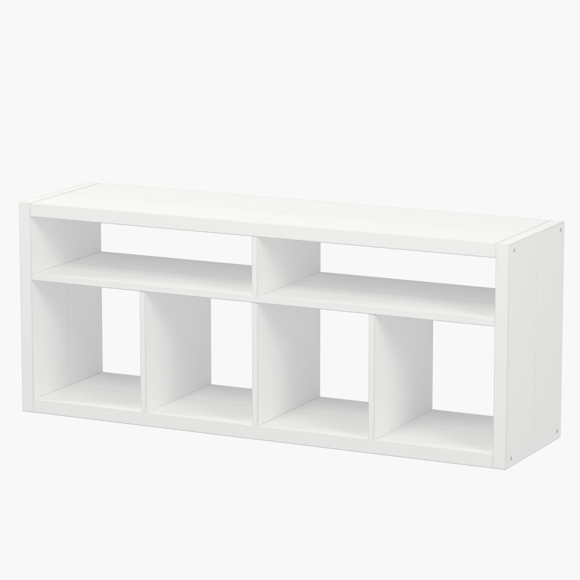 Kallax tv bench white 147x60 cm PBR 3D model_7