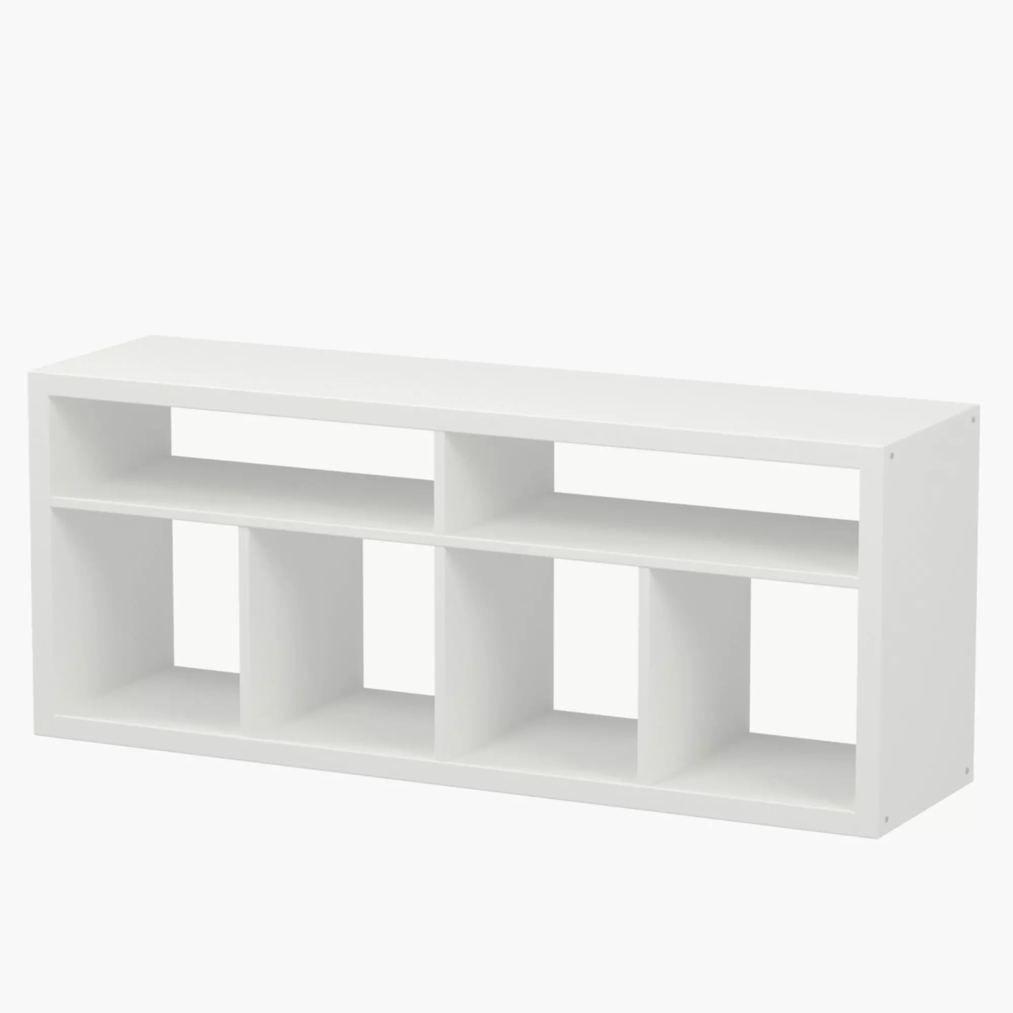 Kallax tv bench white 147x60 cm PBR 3D model_0