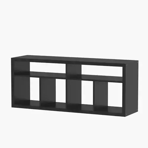 Kallax tv bench black-brown 147x60 cm PBR