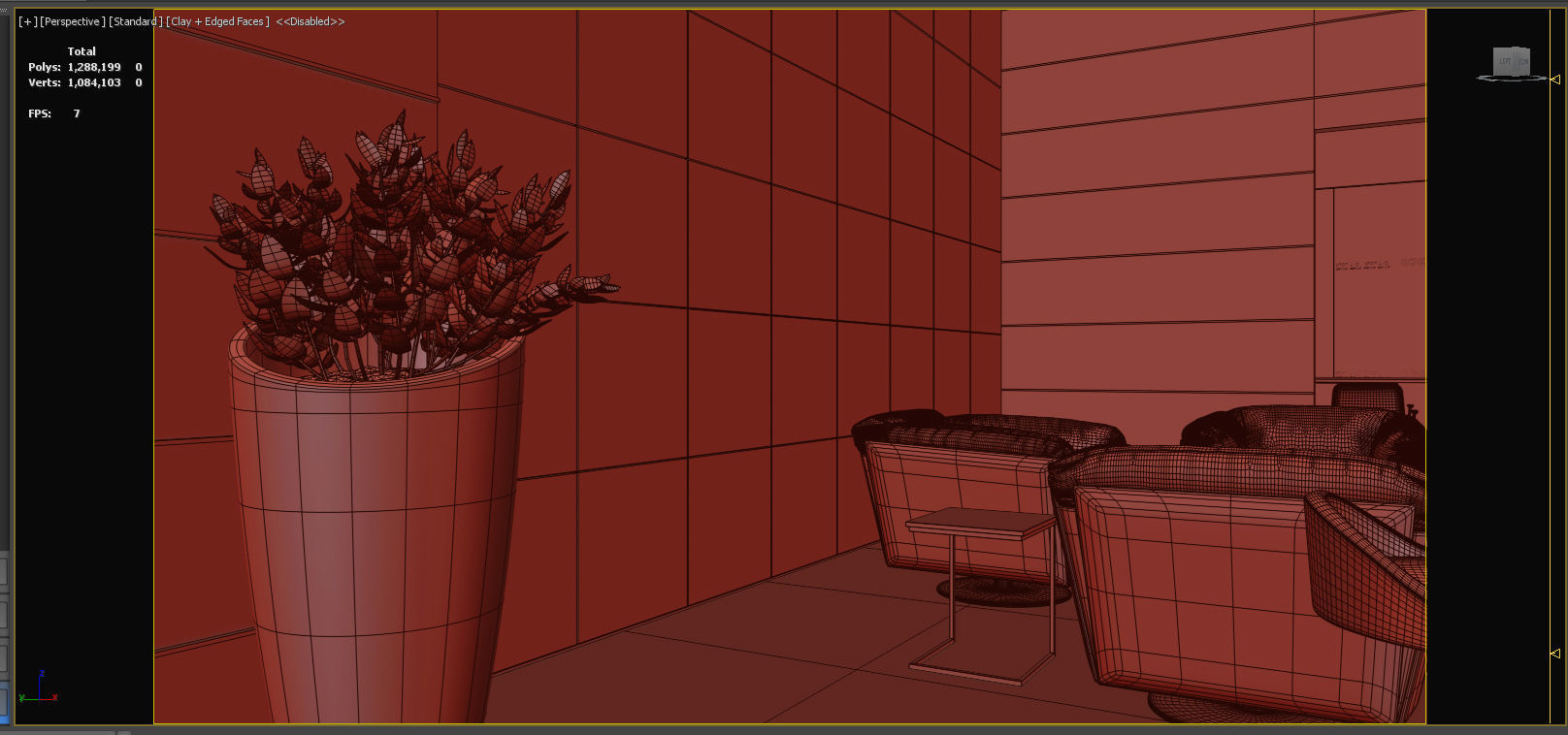  Booth Exhibition Stand  Official  900 x 650 CM  Low-poly 3D model_9