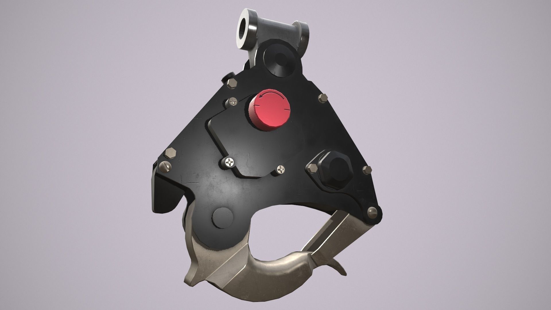 Helicopter Cargo Hook C-160 Low-poly 3D model_3