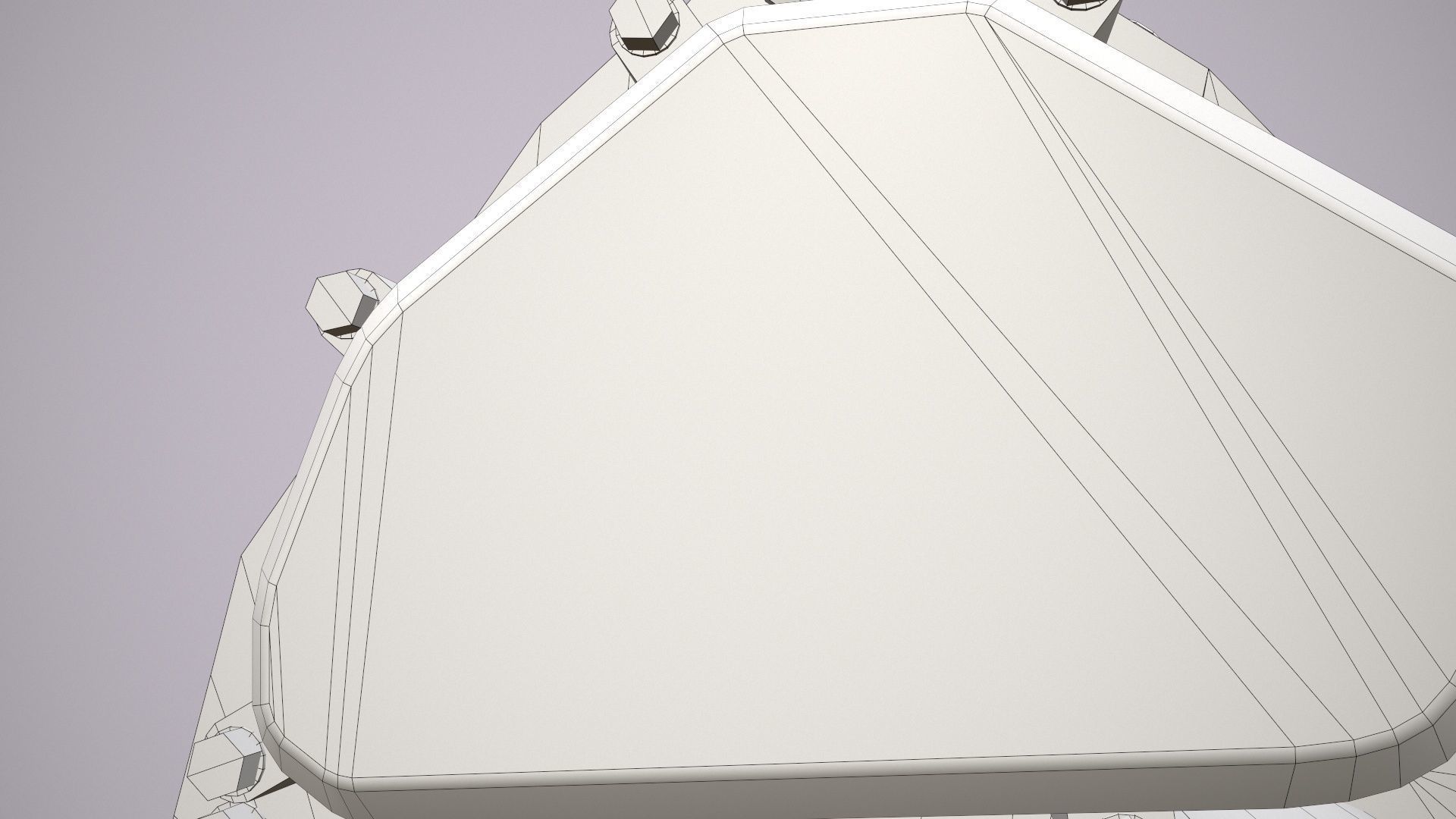 Helicopter Cargo Hook C-160 Low-poly 3D model_10