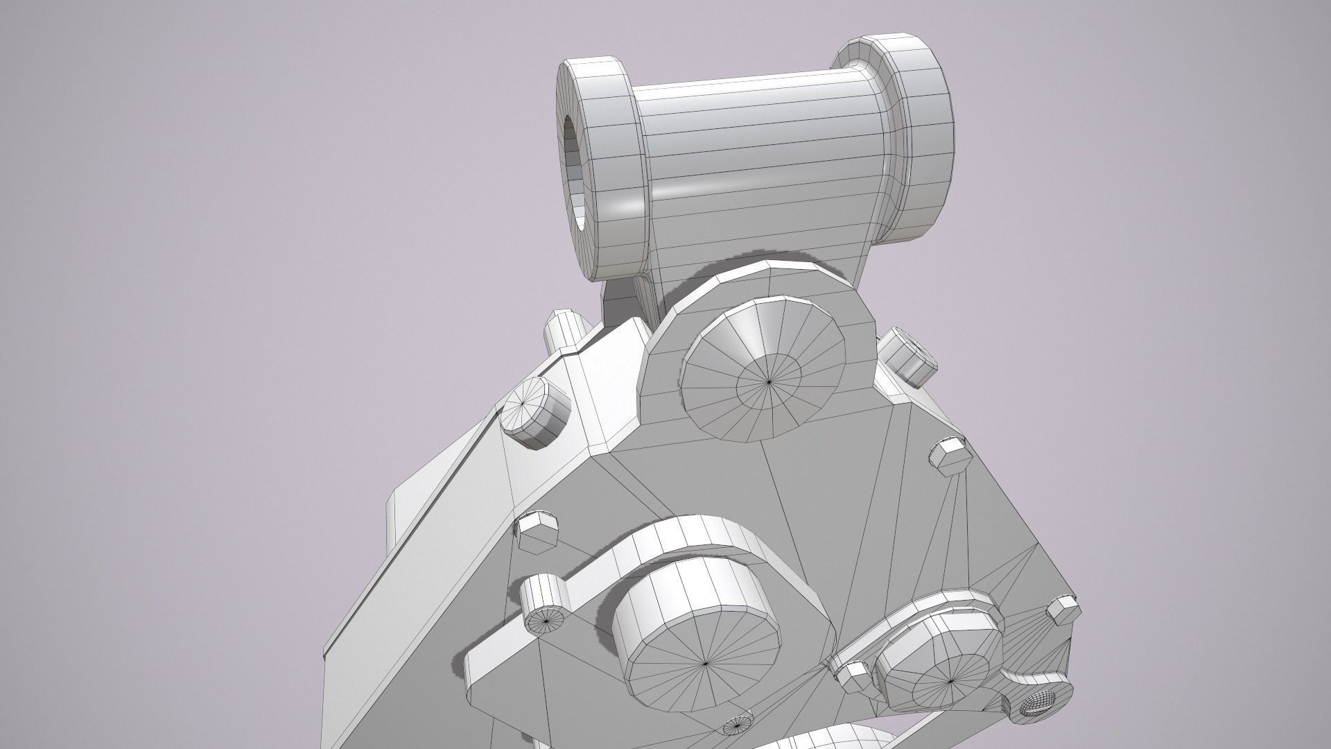 Helicopter Cargo Hook C-160 Low-poly 3D model_11