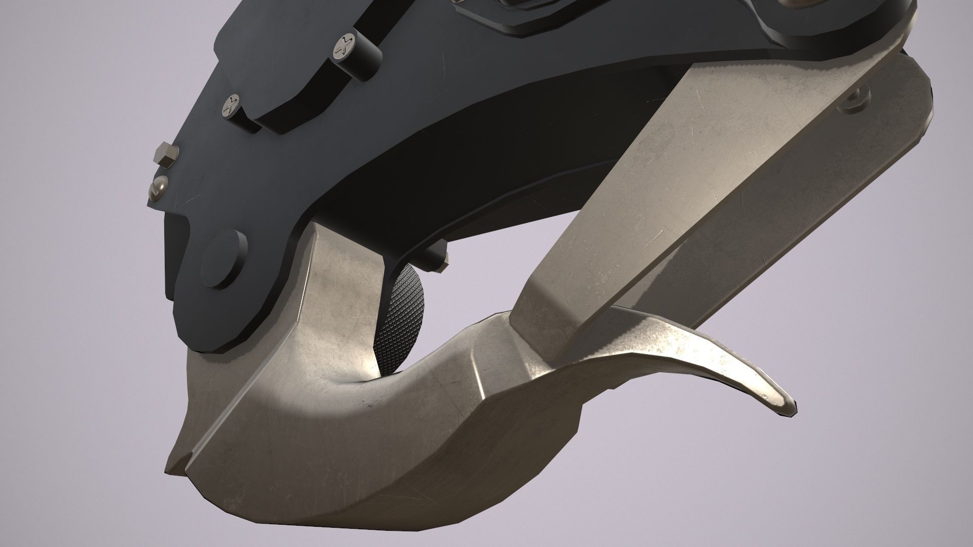 Helicopter Cargo Hook C-160 Low-poly 3D model_4