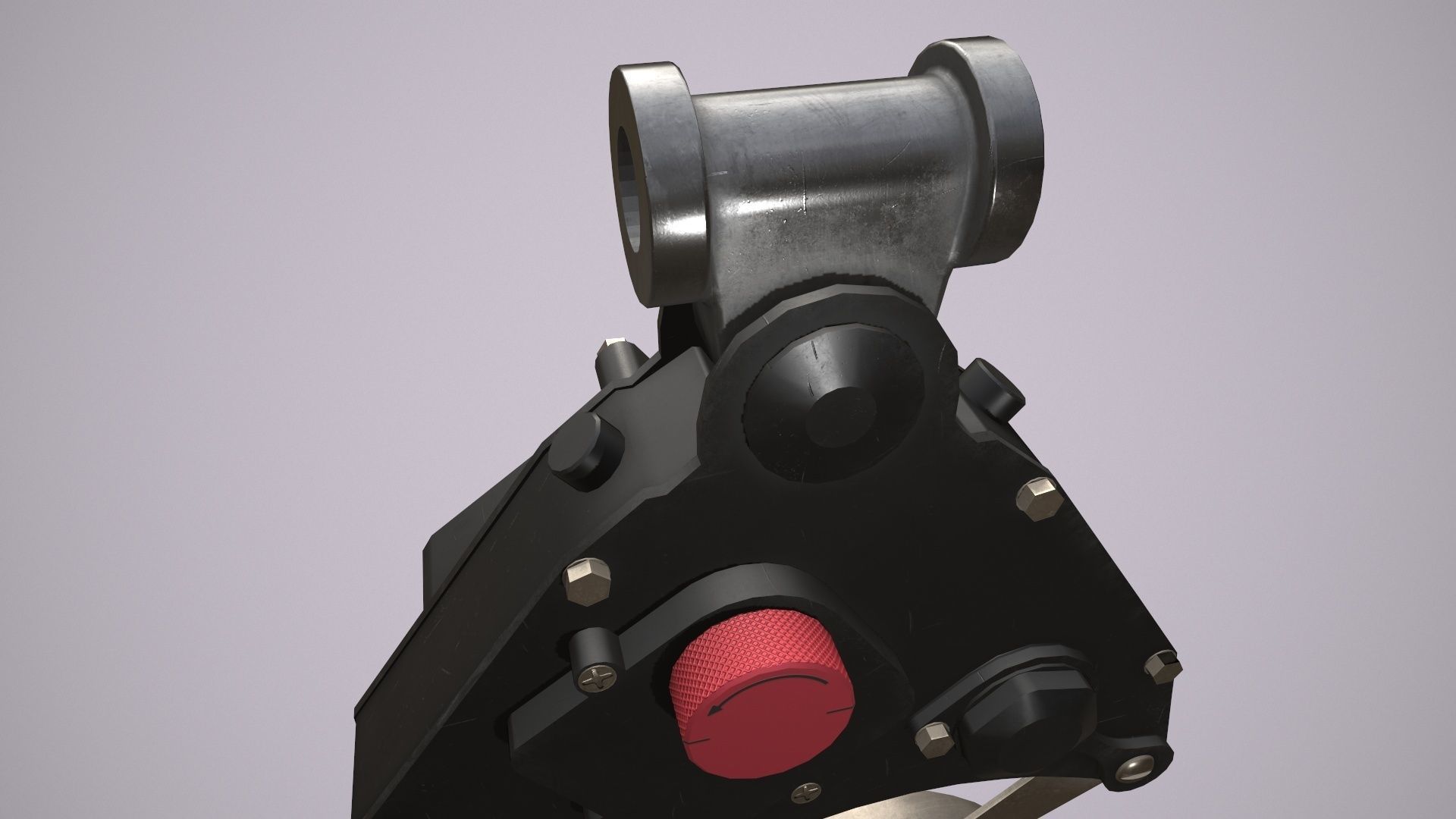 Helicopter Cargo Hook C-160 Low-poly 3D model_6