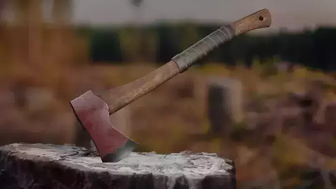 Game Ready Wood fire Axe