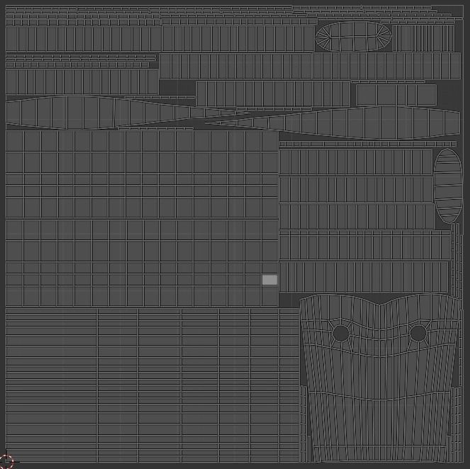 Game Ready Wood fire Axe Low-poly 3D model_7