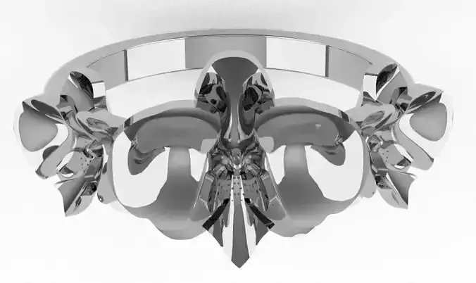 Orchid bunch ring  3D print model